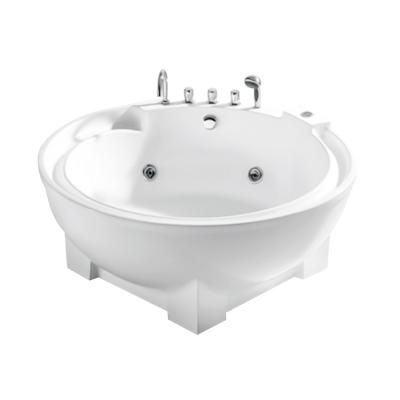 China Factory Supply Free Round Modern Bathtub Massage Whirlpool Acrylic Good Quality Bathtub for sale