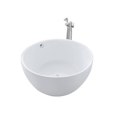 China Factory Free Wholesale Cheap Price White Acrylic Bathtub Round Shaped Bathtub for sale