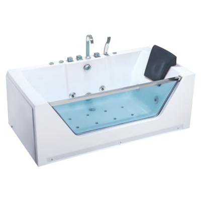 China China Supplier Freestanding Hydromassage Whirlpool Bathroom Tub With Freestanding Faucet Massage Bathtub for sale