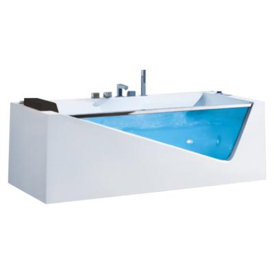 China Good quality free standing adult acrylic bathtub design fashion bathtub massage spa indoor bathtub for sale