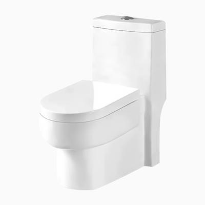 China Double-flush Good Selling Modern Sanitary Ceramic Bathroom Lavatory One-Piece Toilet Floor Standing Ware for sale