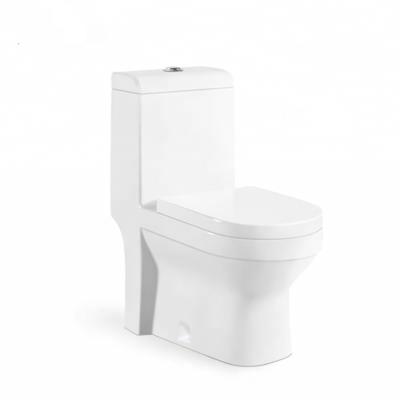 China Double-flow Siphon Flushing Siphonic One Piece Floor Standing Ceramic Toilet Bathroom Sets Bathroom Sanitary Ware for sale