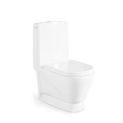 China Best Cheapest Sanitary Ware Chinese Floor Standing Ceramic Bathroom Toilet Double-flush Factory One Piece Toilet for sale