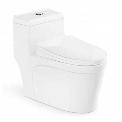 China Europe High Quality Dual Strap Double-Flow Ceramic Toilet Floor Flush Closestool Custom for sale