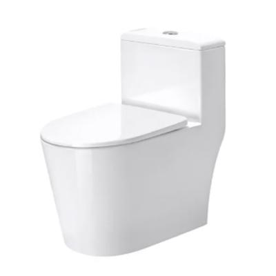 China China Factory Wholesale Ceramic Toilet One-Piece Bathroom Double-Flow Strap Sanitary Ware Prices for sale