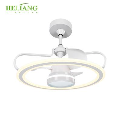 China Best Selling New Modern Star Shape Lighting Ceiling Fans With Lights Remote Control Romantic Invisible Ceiling Fan With Led Lights for sale