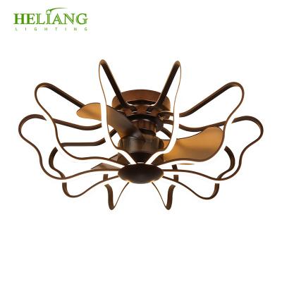 China Good quality modern 220v 200w led ceiling fan light black manufacturers sell like hot cakes for sale