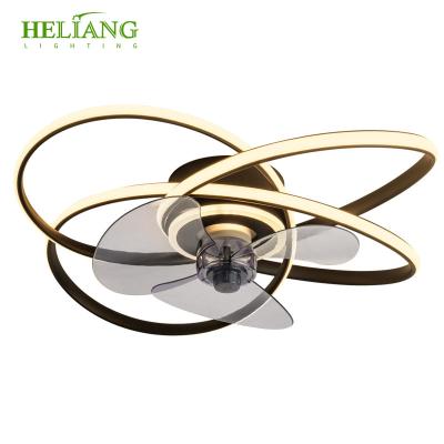 China Modern Bedroom Ceiling Fan Ceiling Fan Light Led Light With Room Fan Remote Control Invisible Manufacturers Sell Like Hot Cakes for sale