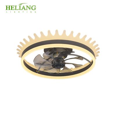 China Modern Decoration Aluminum Round Fans Lights Control Electric Fan Ceiling Light Led Manufacturers Sell Like Hot Cakes for sale