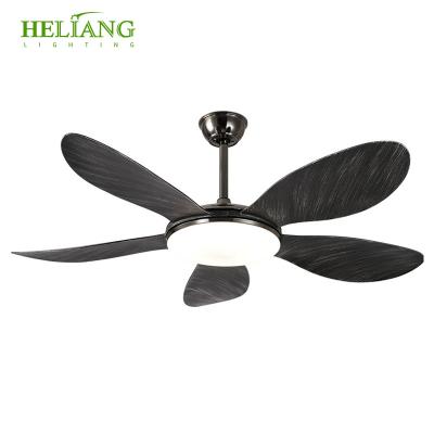 China Super Modern ABS Remote Control Decorative Dining Room Indoor Led Shine Iron Ceiling Fan With Light Factory Directly for sale