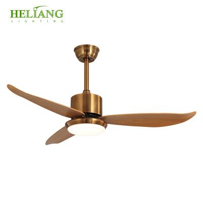 China ABS Modern Nordic Transparent Blade Attic Style Remote Control Led Ceiling Fan With Light Factory Directly for sale