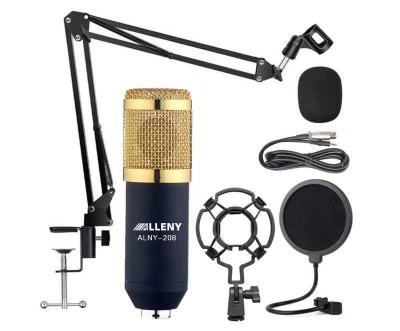 China USB Microphone LAIKESI BM-800 192K Unidirectional Electret Condenser Microphone For Live for sale