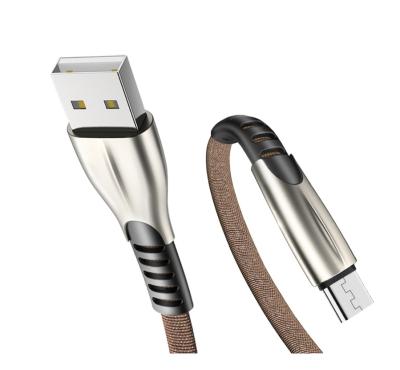 China MP3/MP4 Player 2020 High Quality Fabric USB Cable High Speed ​​Data Cable For Mobile Phone for sale