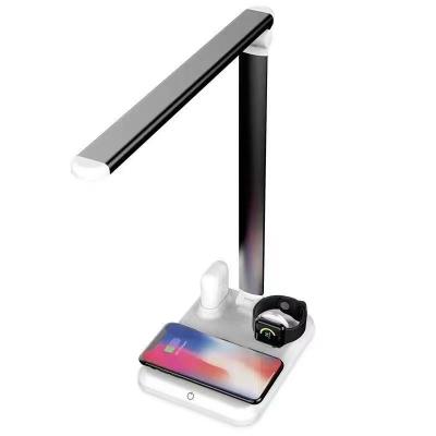 China Wireless USB Desk Lamp Mobile Phone Charging With Charger Table Lamp Wireless Charging Night for sale