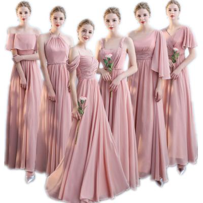 China LS252 Wholesale Anti-static Elegant Bridesmaid Dresses Women New Summer Long Bridesmaid Dresses for sale