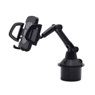 China 360 Rotatable Free Standing Automobile Cup Holder Stand Automobile Phone Car Phone Mount Gooseneck Adjustable Phone Mount for sale