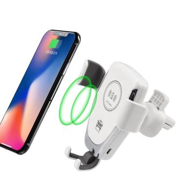 China Car Mount 10W Qi Mobile Phone Universal Adjustable Car Wireless Charger Standard Magnetic Fast Accessories for sale