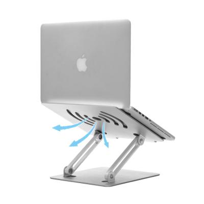 China Adjustable (Height) Adjustable Portable Foldable Laptop Stand Aluminum Laptop Stand for sale