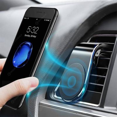 China Free Sample Mobile Phone Magnetic Mount Car Accessories Air Vent Car Phone Universal Handyhalterung-Auto Clip for sale