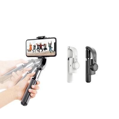 China 360 Rotation Portable Flexible Automatic Phone Gimbal Stabilizer Mobile Selfie Stick Tripod for Live Video Record for sale