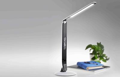 China customized touch detachable contemporary desk lamps with alarm clock for sale