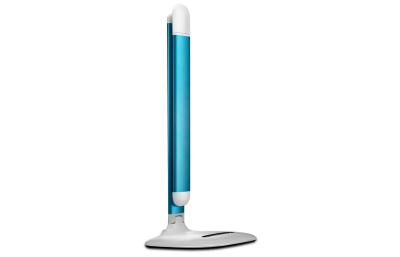 China Ecological students aluminium desk lamp with usb port , gold blue silver for sale