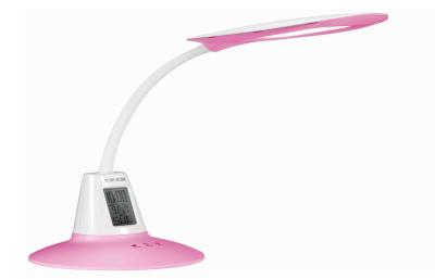 China adjustable LED Touch Desk Lamp with calendar disply , pink / blue / green for sale