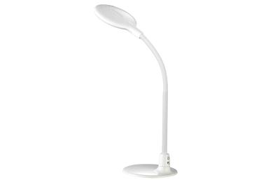 China Adjustable office ABS hardware gooseneck led desk lamp with touch switch for sale