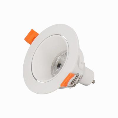 China Ronde ingebouwde plafond anti-glare Gu10 Mr16 Led licht schijnwerper armature voor commerciële Te koop