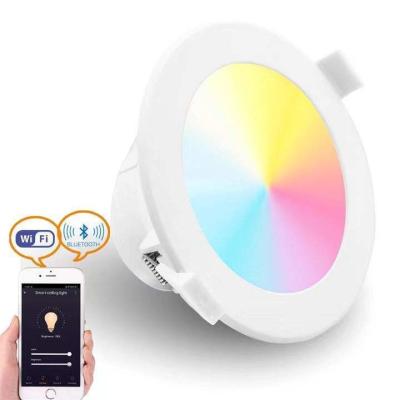 China TH0356 Bron LED-paneellicht 18W voor Home Office Decoration Dimmable Smart RGB Downlight Te koop