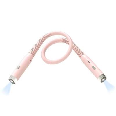 China Led Portable Flexible Neck Hanging Charging Book Light Eye Protection Neck Reading Light for sale