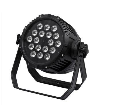 China Hoge helderheid verlichting 18PCS 200W 6in1 waterdicht LED PAR licht met RGB kleur Te koop