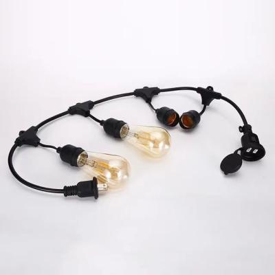 China Create a Romantic Atmosphere with G45 T45 ST45 E27 Base Amber Light String 50M Length for sale