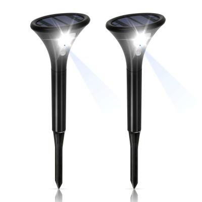 China Lâmpadas de jardim LED de pólo alto com sensor de escuridão de paisagem solar ao ar livre à venda