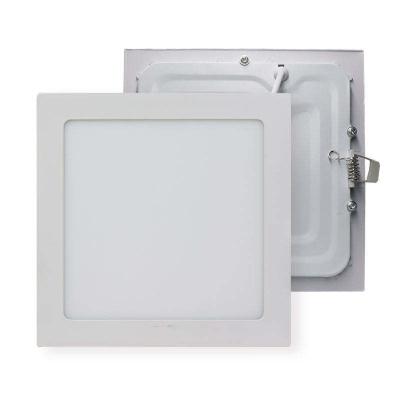 China IP20 Rated Aluminum Square 12 Watt Recessed Led Panel Light Housing for Performance for sale