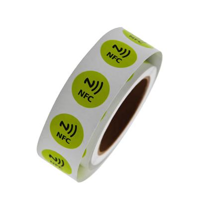 China MINI TAG Free Sample 13.56Mhz Water Resistant RFID Tag Tag NFC Label Sticker for sale