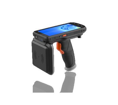 China ABS blue-tooth/WiFi/Barcode Android 10 UHF multifunction rfid reader for sale