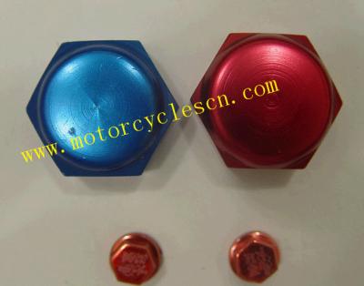 China Motorcycle motocross Aluminum Colorful Nuts Aluminum Nut Bike Blue Red Yellow White for sale