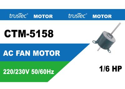 China Motor de ventilador do fã do evaporador de K55HXPKG-5158 CTM-5158 para o condicionador de ar 1/6HP CLÁSSICO 50/60Hz da janela à venda