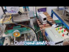 outdoor  fan motor 120mm frame - 1/8hp 880rpm 220-2340v 50hz