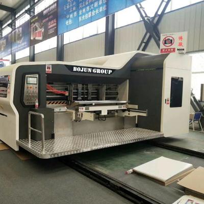 China 2022 bojun Flexo printer sloter machine Flexo Cardboard Printer Slotter Die Cutter for sale