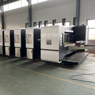 中国 2022 bojun Flexo Printer Slotter Die Cutter Machine Corrugated Box Flexo Printer 販売のため