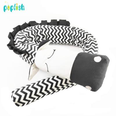 China European and American Zebra Animal Shape Style Baby Sleep Protector Pillow Newborn Crib Bed Bumpers for sale