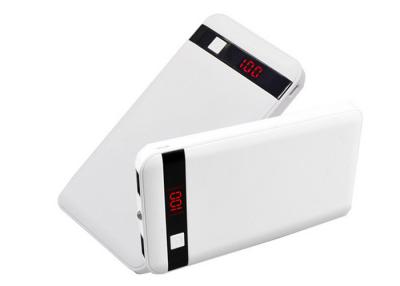 China Flash Light 8000mah Li Polymer Chargers Dual USB Slim Power Bank for sale