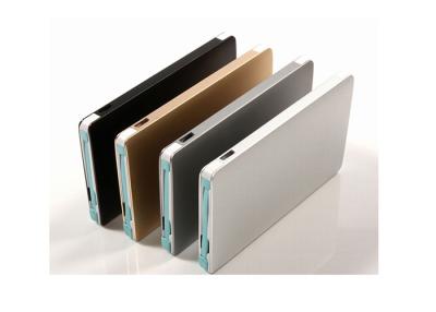 China Ultra Thin Promotion Gift Aluminum Housing Credit Card Power Bank Phone Charger for sale