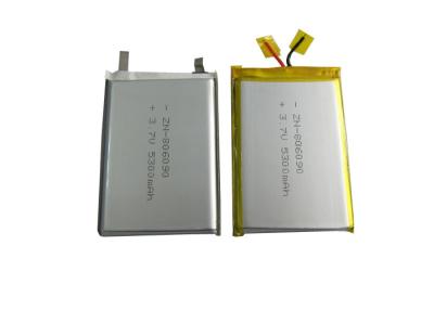 China Long Cycle Life 806090 3.7v Li-Ion Polymer Battery High Capacity 5000mah for sale