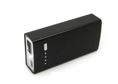 China Micro USB 5200mAh Portable Power Banks Square Shape Slim Smart for sale