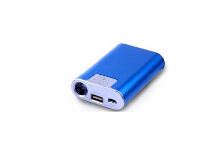 China Double USB Power Bank metal casing  7800mAh Extra Battery Charger for Smartphone for sale