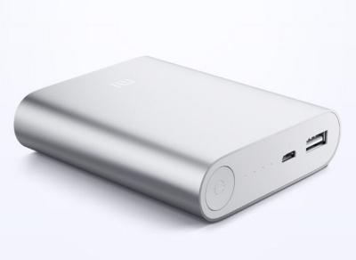 China XIAOMI 10400mAh Metal Casing Power Bank Battery Charger for Smartphone for sale