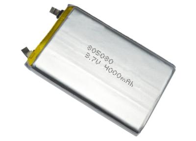 China 3.7V Lithium Polymer Battery 4000mah 805080 3.7V Lithium Rechargeable Battery Cell for sale